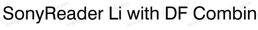 SonyReader Li with DF Combined字体转换